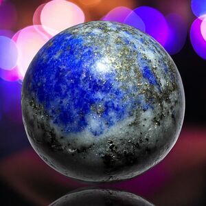 Lapis Lazuli Meditation Sphere‎ UV Reactive (8)